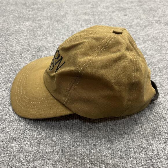 Vintage 80s 90s FILSON Waxed Tin Cloth Cap HAT Made in USA Rare Adjustable S-M - Picture 2 of 7